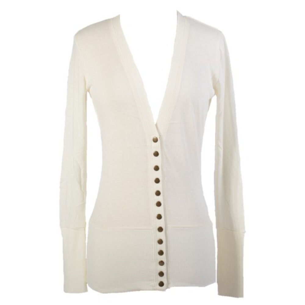 Ivory Button Up Cardigan